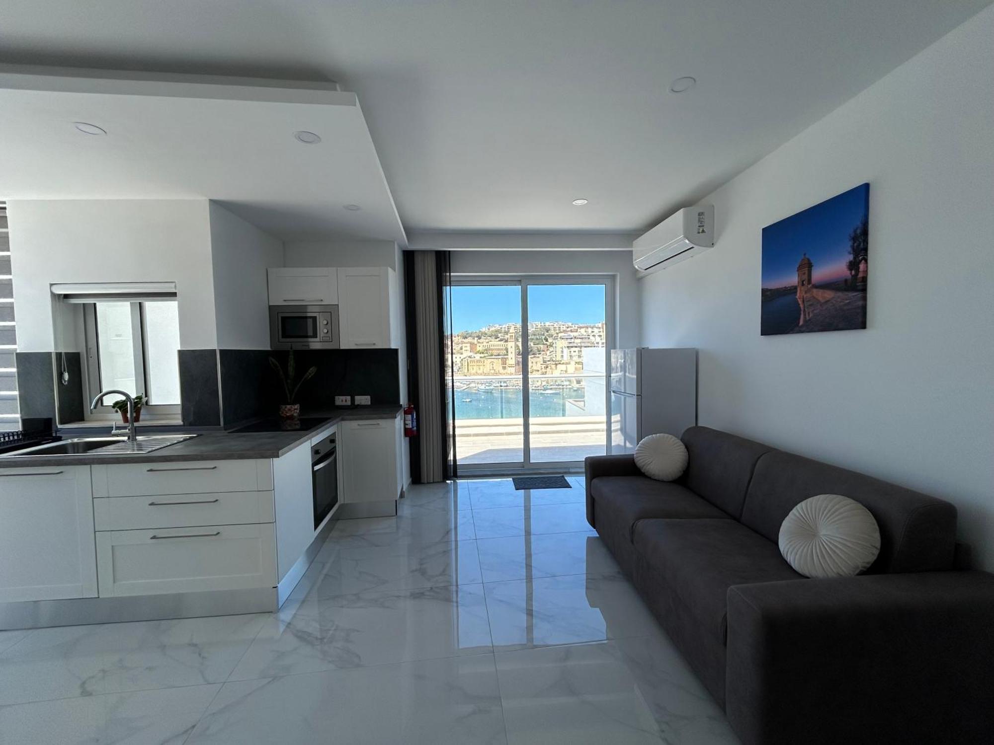 شقة Seaview Setters Penthouse مارساسكالا المظهر الخارجي الصورة