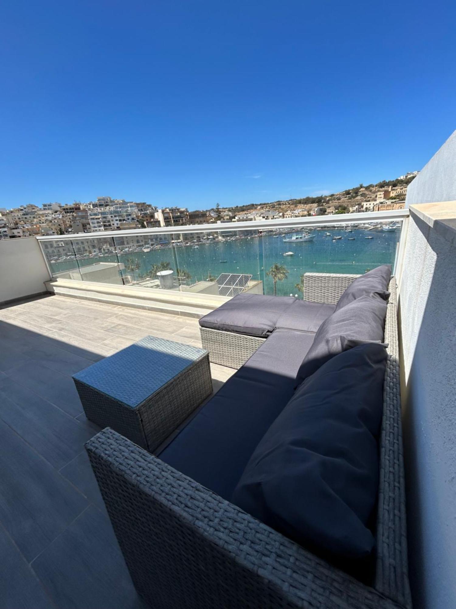 شقة Seaview Setters Penthouse مارساسكالا المظهر الخارجي الصورة